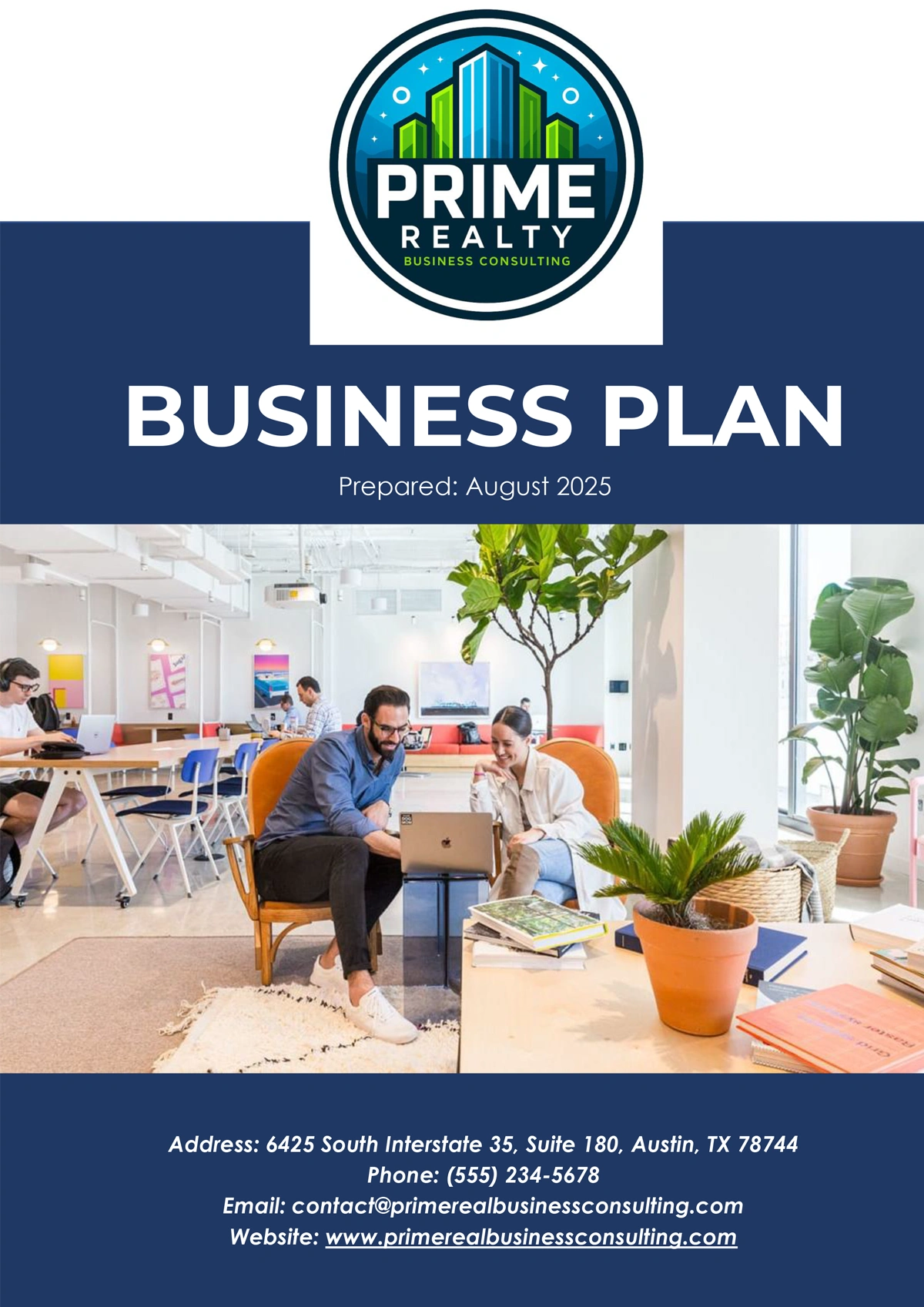 Prime Realty Business Consulting  Business Plan