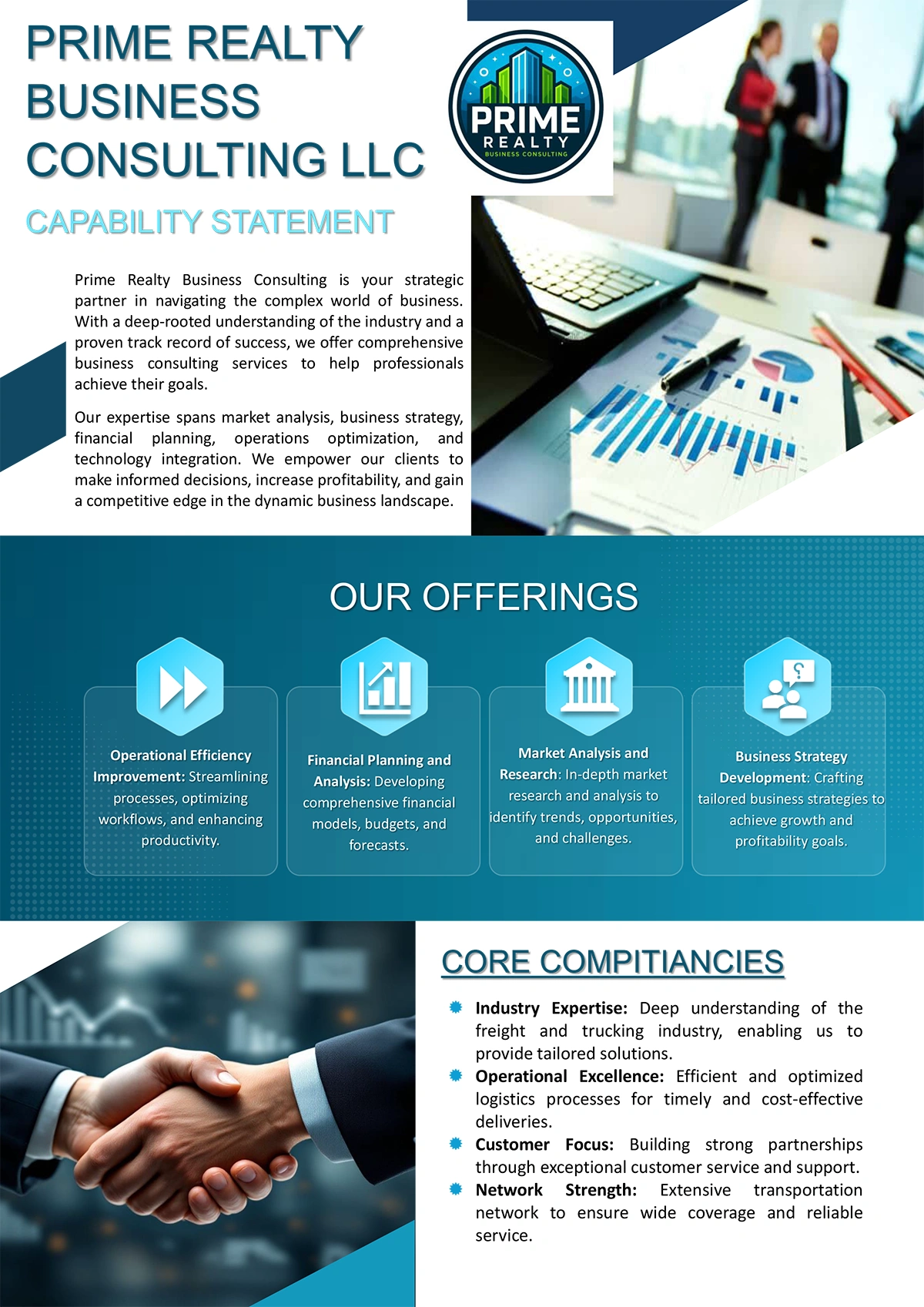 Prime Realty Business Consulting  Capability Statement